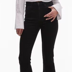 Black Topshop Bell-Bottom Jeans